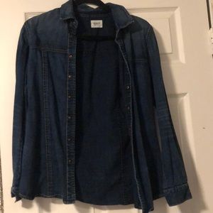 Hudson Jeans Lightweight Denim Flannel Jacket